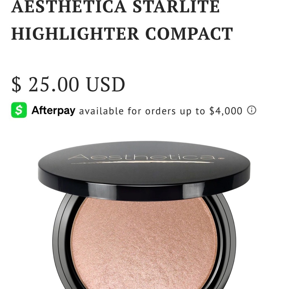 Aesthetica Starlite Highligter in shade Cosmos - RETAIL $25